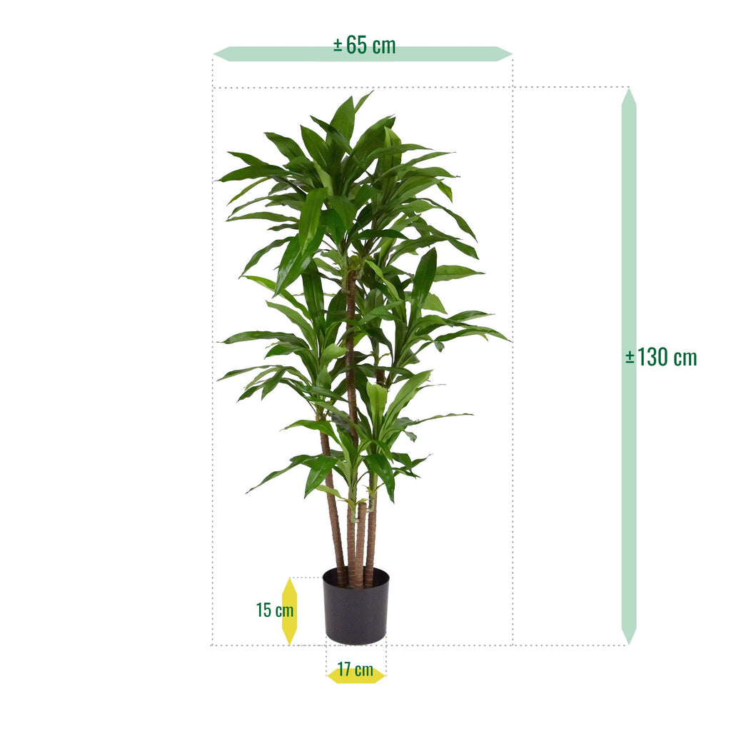 Draceana Fragrans XL Kunstplant 130cm