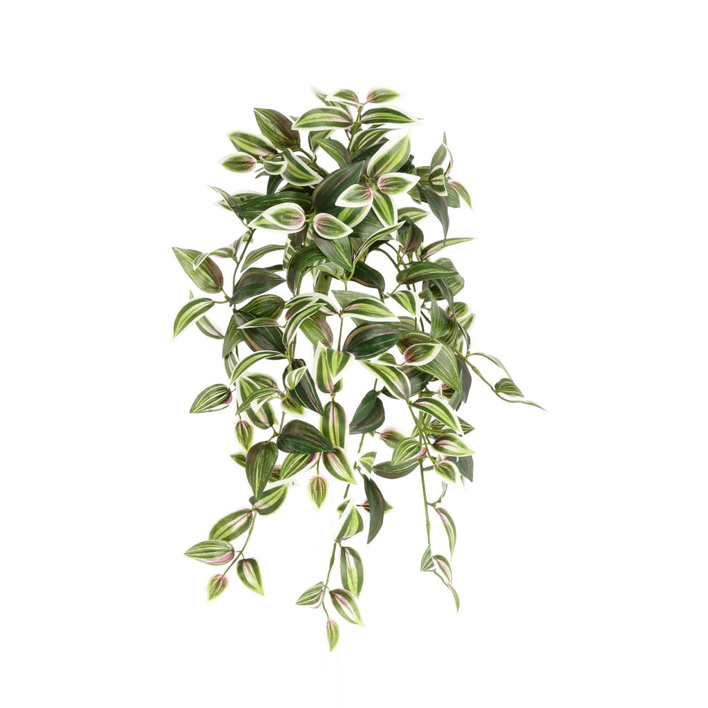 Tradescantia bont Kunst hangplant 50cm