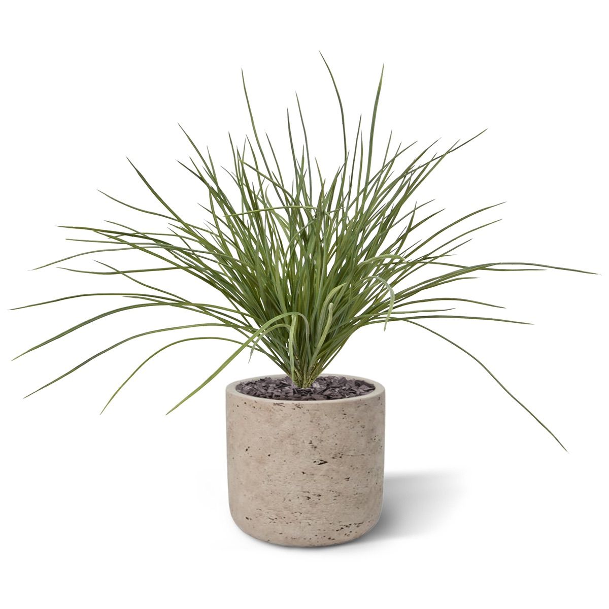 Kunst Grasplant Wide 40cm - groen (met kweekpotje)
