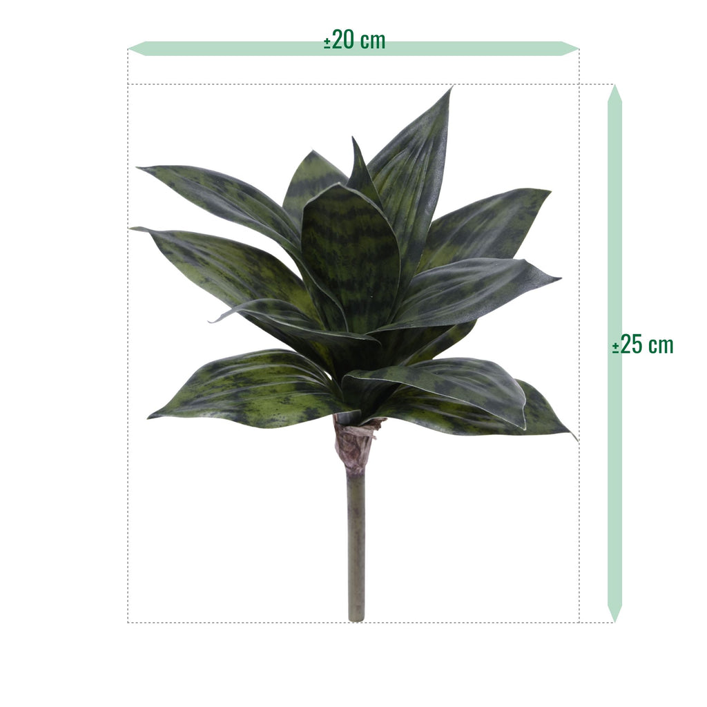 Sanseveria Kunstplant 25cm groen