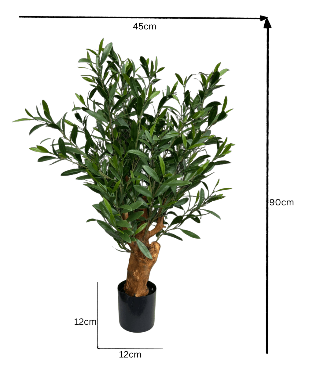 Olijfbonsai kunstboom Deluxe 90 cm UV