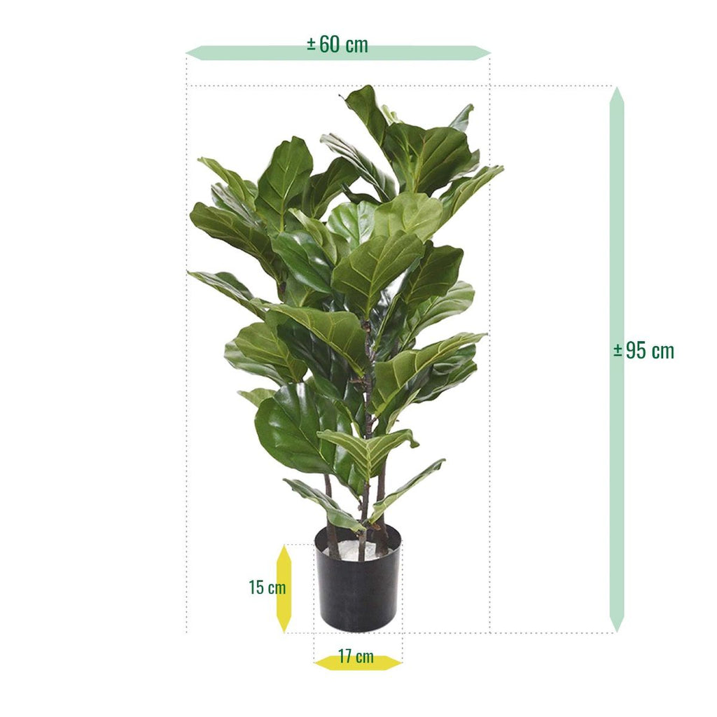 Lyrata kunstplant 95cm
