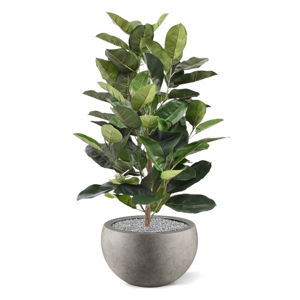 Elastica Robusta kunstplant 120cm - groen