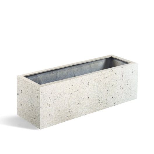 Grigio Balcony Box S Antique White / Natural Concrete / Antraciet 60x15x15cm