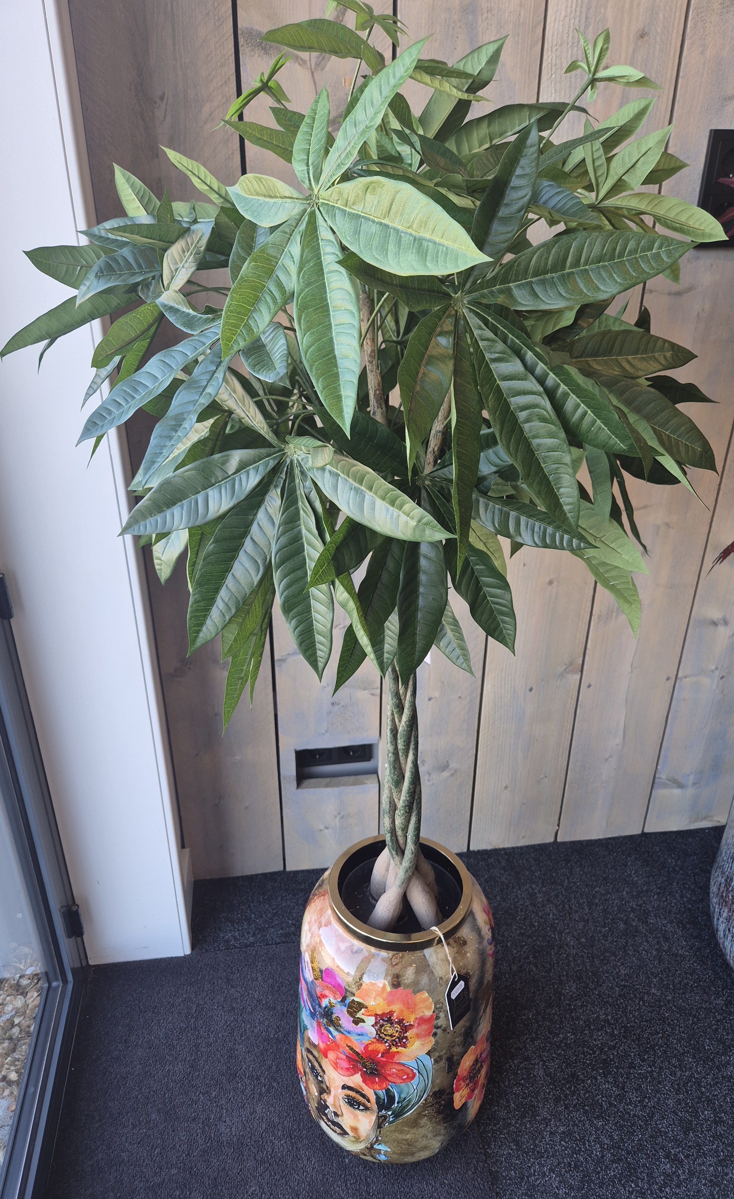 Pachira deluxe kunstplant 120cm DE LAATSTE IN ONZE SHOWROOM VERKRIJGBAAR!