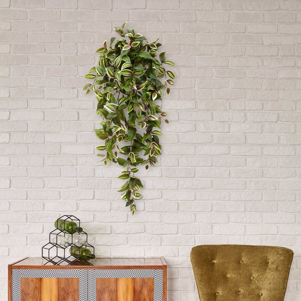 Tradescantia kunst hangplant 100cm - bont