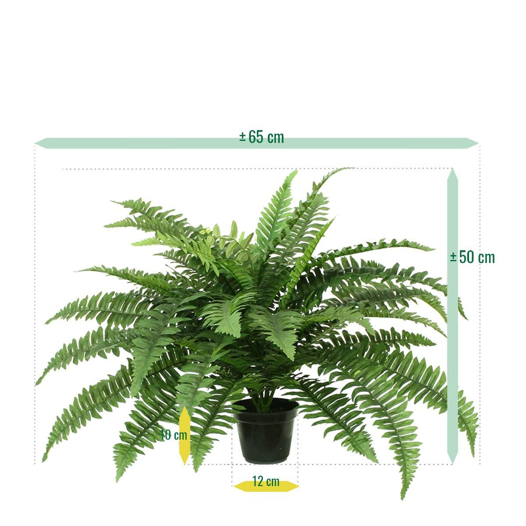 Boston Varen deluxe kunstplant 65cm in pot