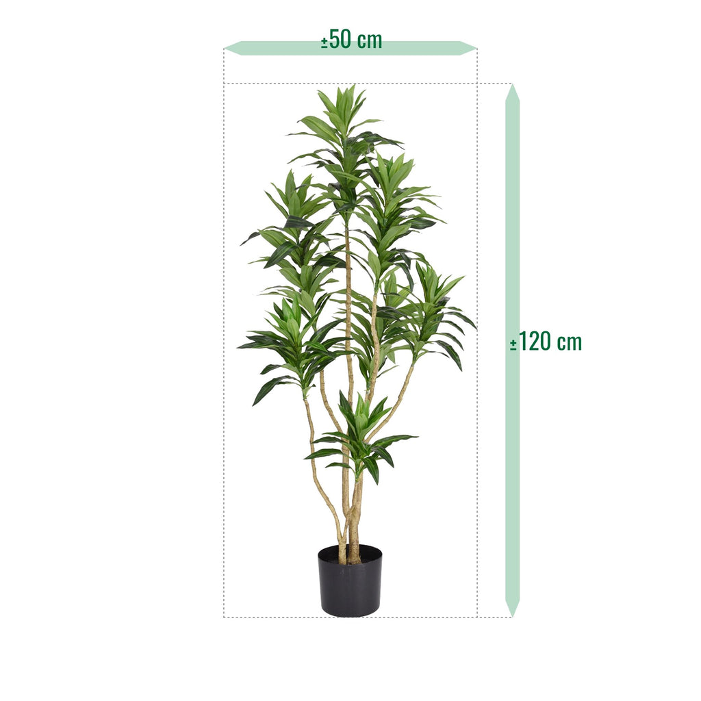 Draceana Reflexa Kunstplant groen 120cm RT