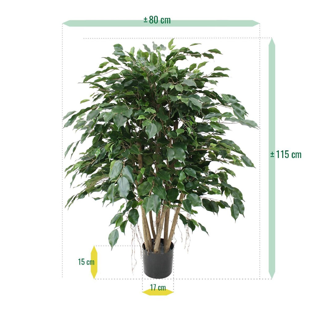 Ficus Exotica XL kunstplant 110cm