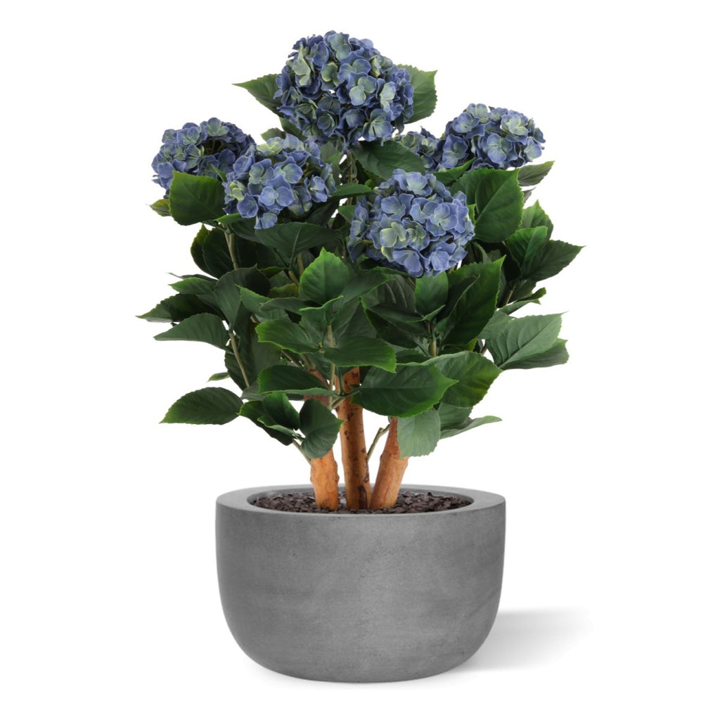 Buiten kunsthortensia blauw 65cm UV bestendig