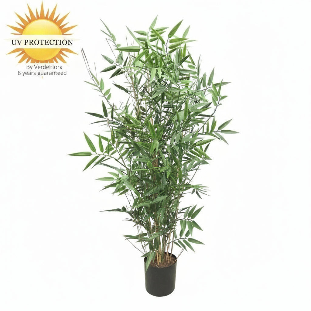 Kunstmatige bamboeplant voor buiten, 90 cm hoog, UV-beschermd.