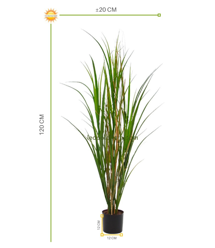 Kunstgrasplant voor buiten, 120 cm, UV-bestendig