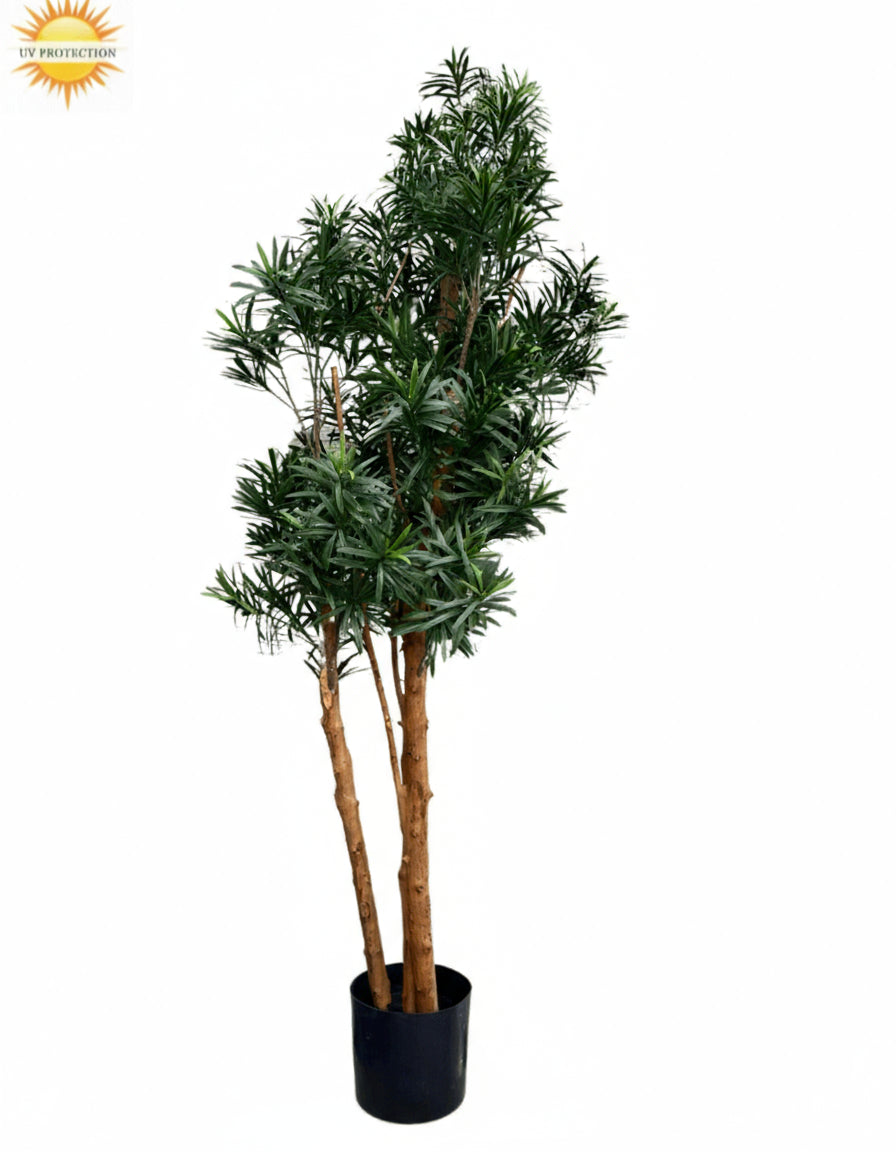 Kunstzinnige Podocarpusboom 150 cm UV-bestendig
