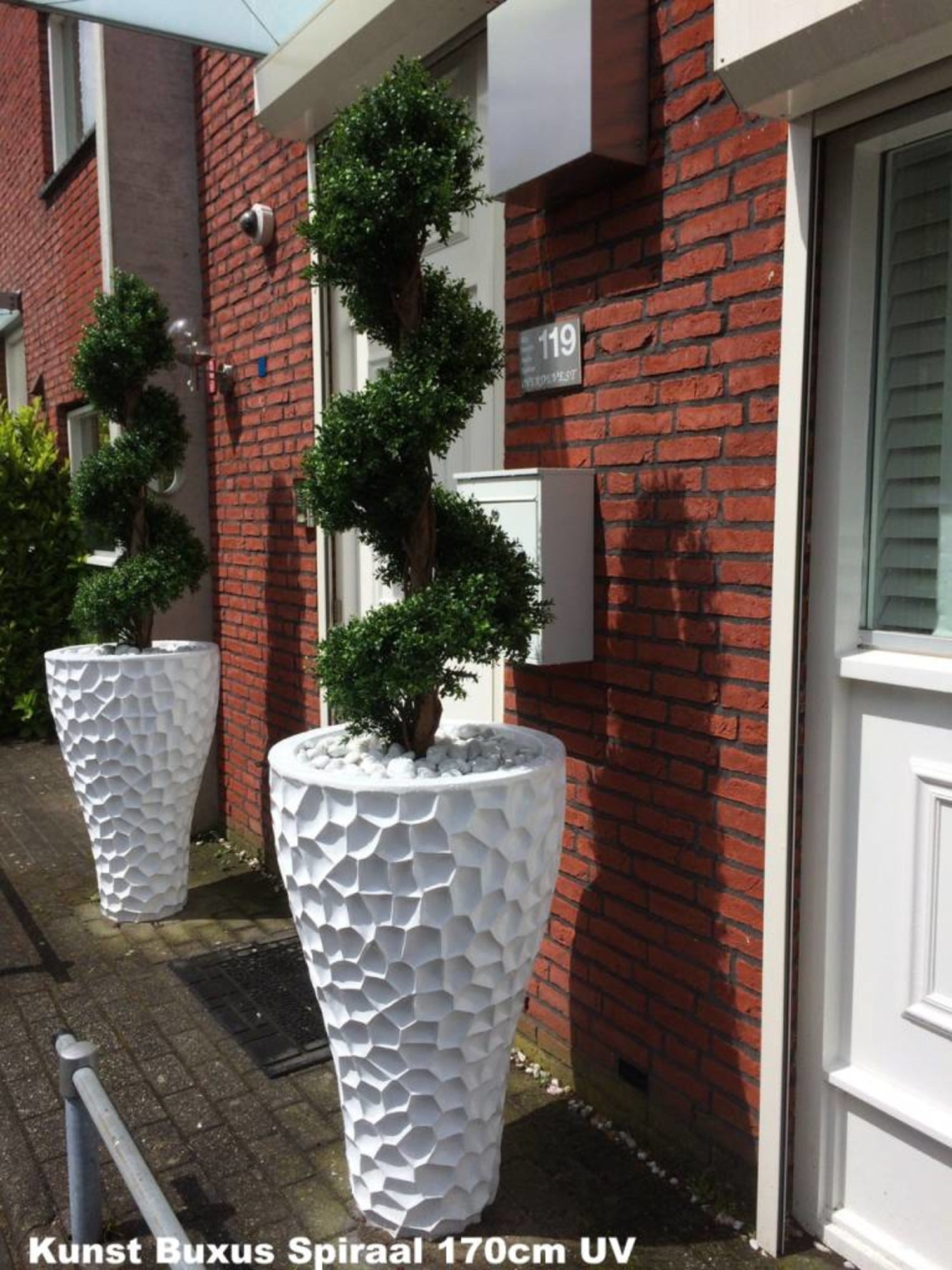 Kunstmatige buxus spiraalboom 170 cm UV-bescherming