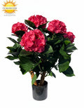Buiten kunsthortensia roze 65cm UV bestendig