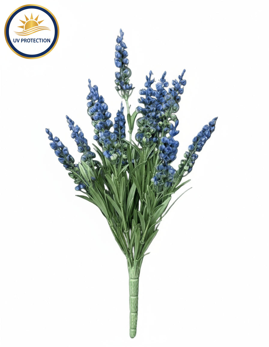 Kunstblauwe lavendelplant 30 cm UV-bestendig