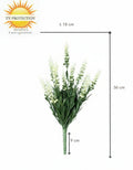 Kunstlavendelboeket 30 cm UV-bestendig crèmewit