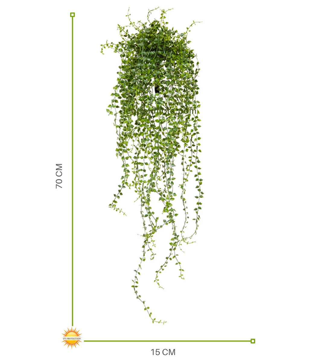 Callisia kunstmatige hangplant 70 cm UV-bestendig