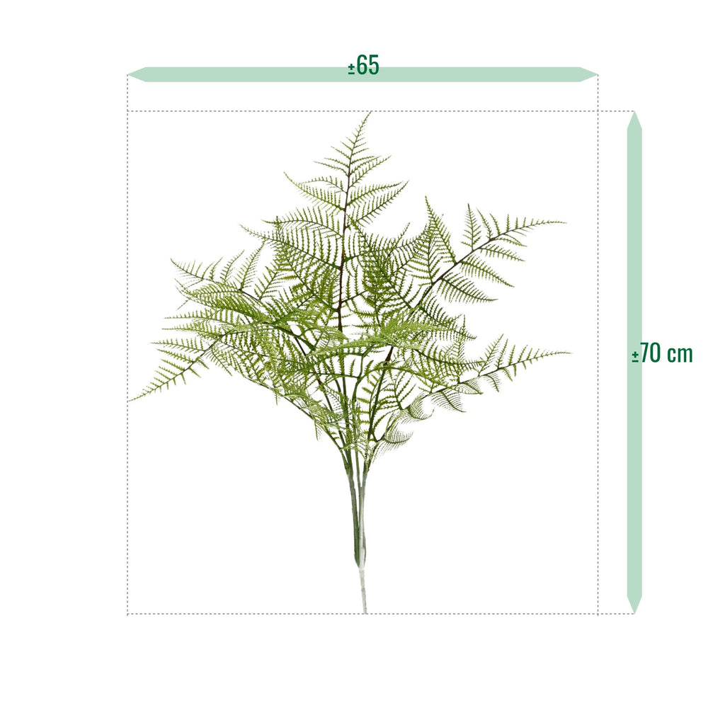 Kunst Bosvaren 70cm groen