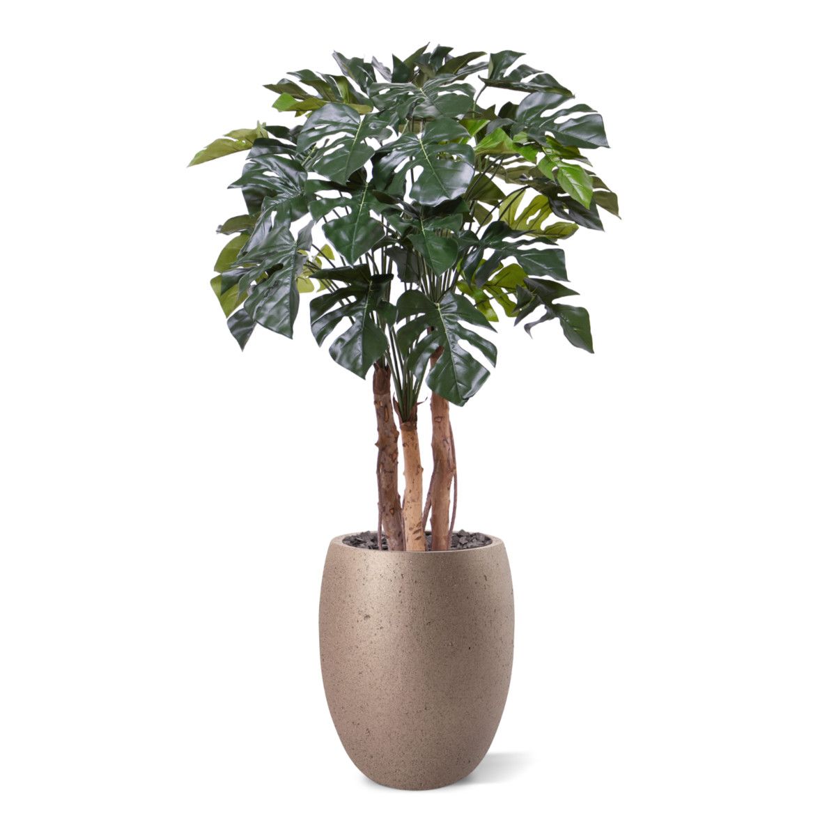 Monstera Kunstplant Deluxe 120cm op stam