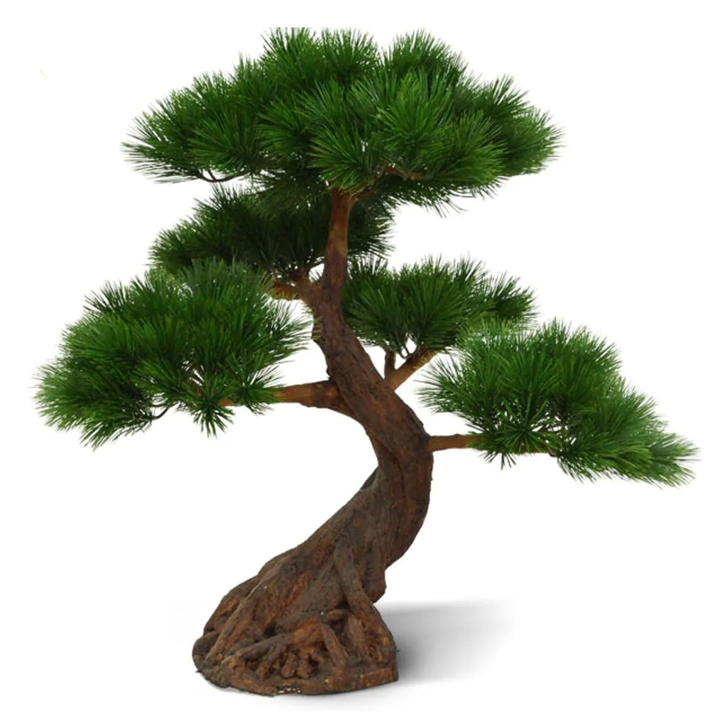 Kunstzinnige buitenbonsai van dennenboom, 80 cm hoog, met 5 UV-beschermde niveaus.