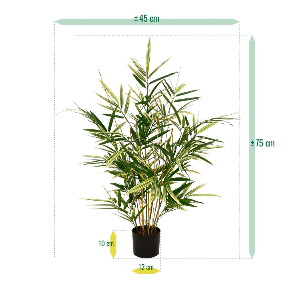 Royal Bamboe kunstplant 70cm - bont