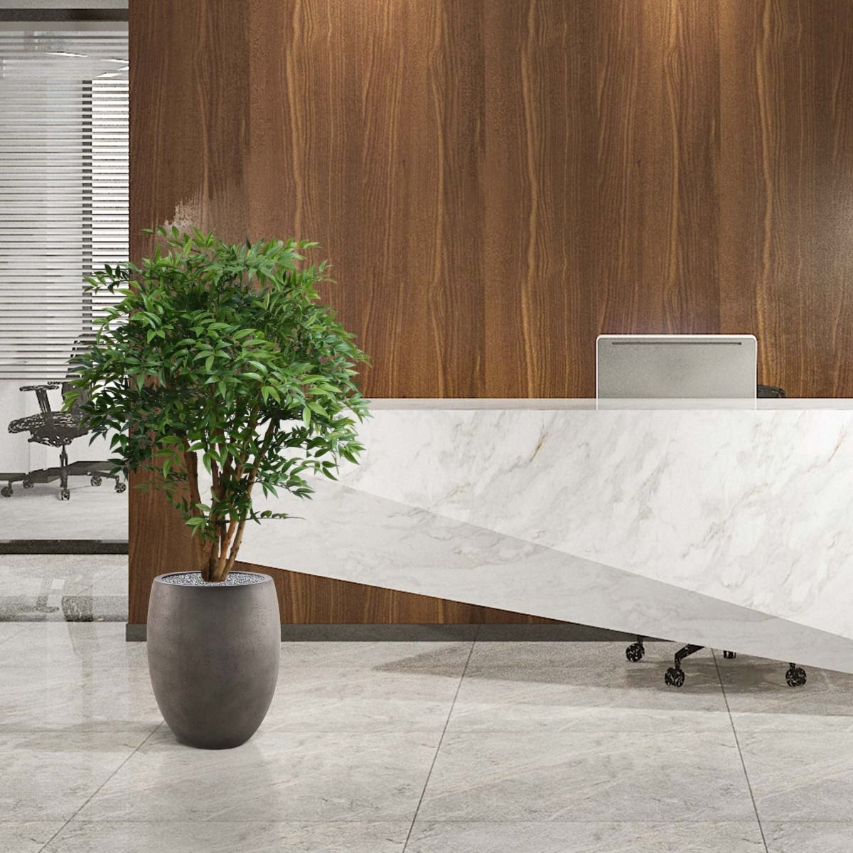 Ruscus deluxe N kunstplant 110cm