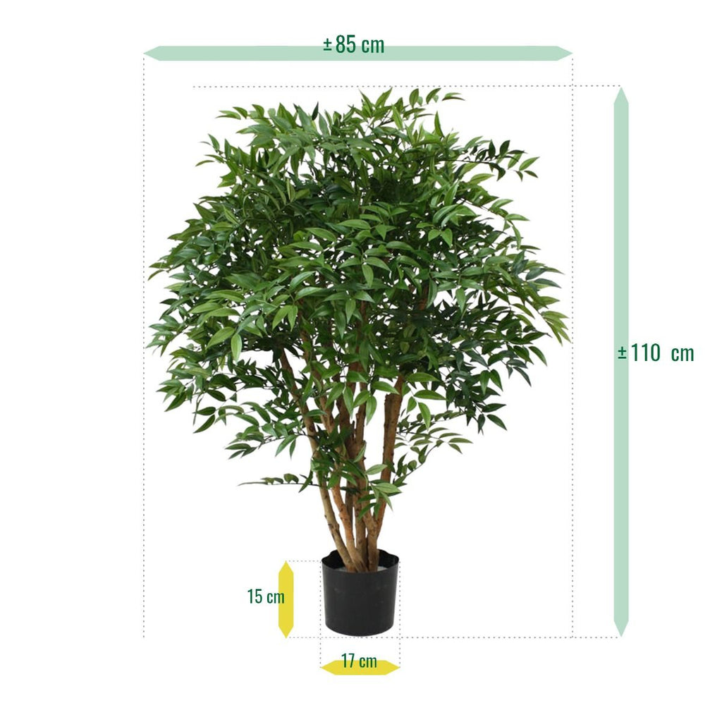Ruscus deluxe N kunstplant 110cm