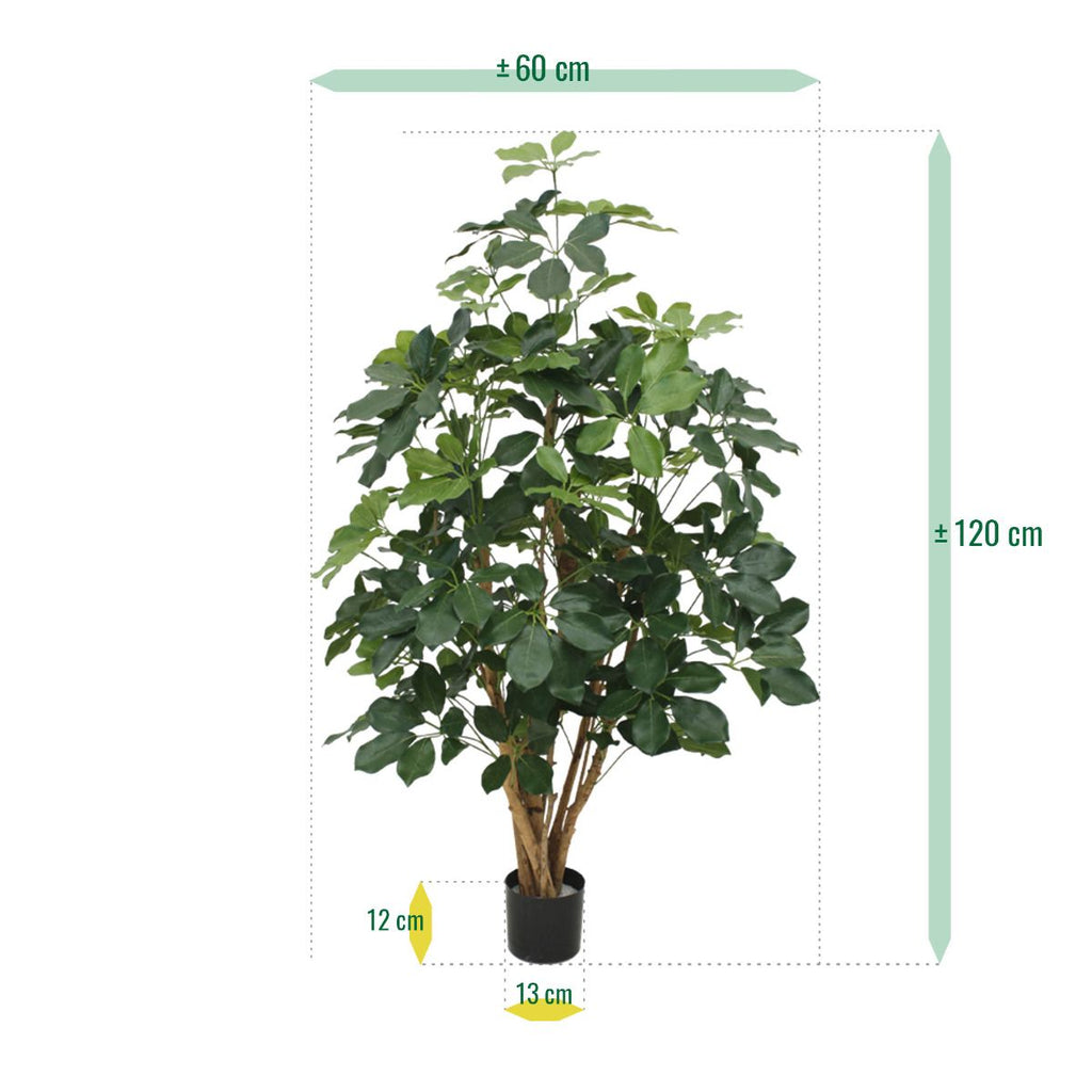 Schefflera Exotica kunstplant 120cm