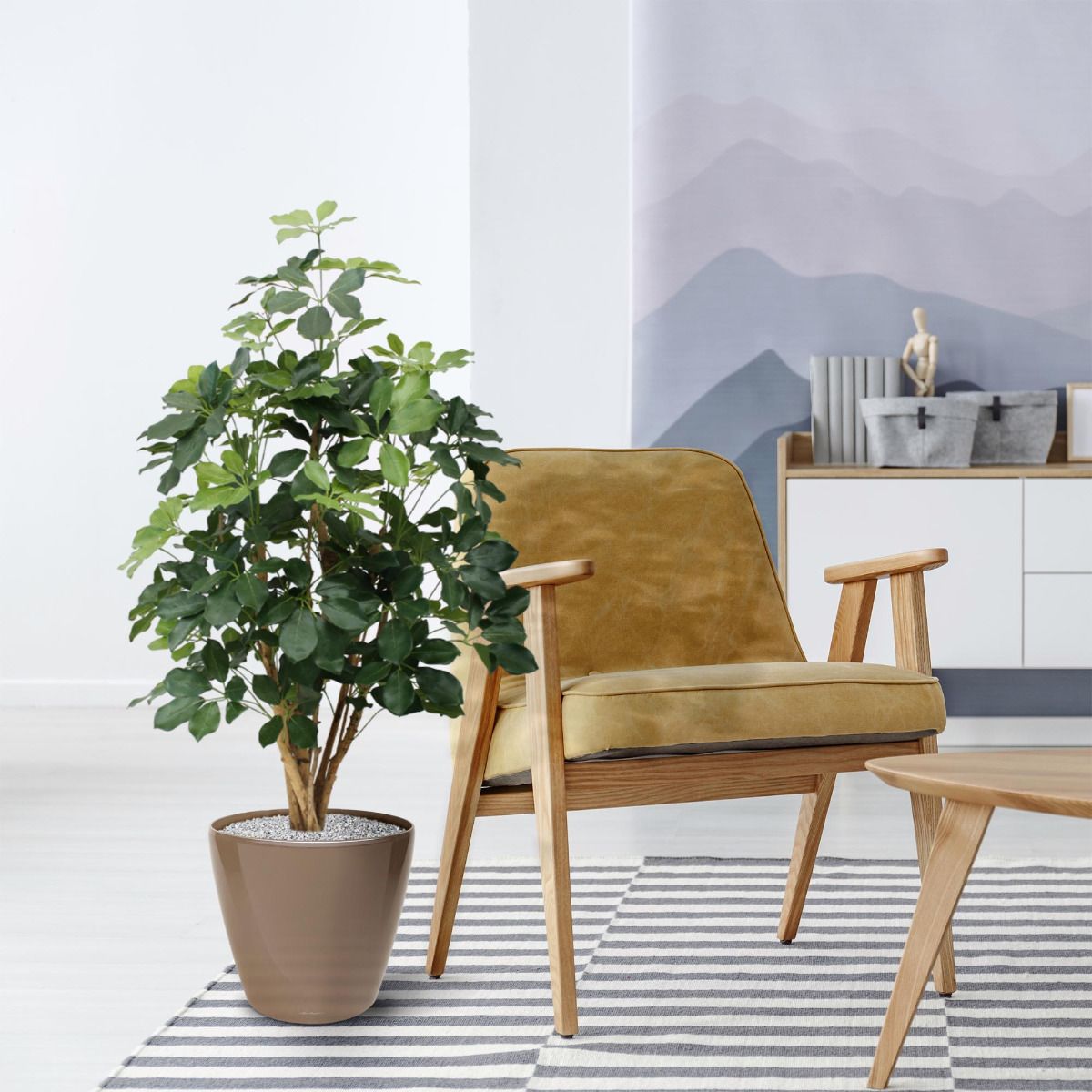 Schefflera Exotica kunstplant 120cm