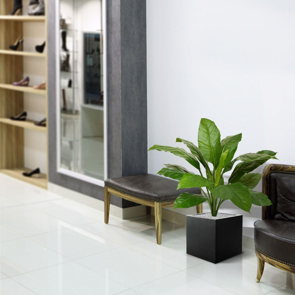 Spathiphyllum King kunstplant 80cm - groen