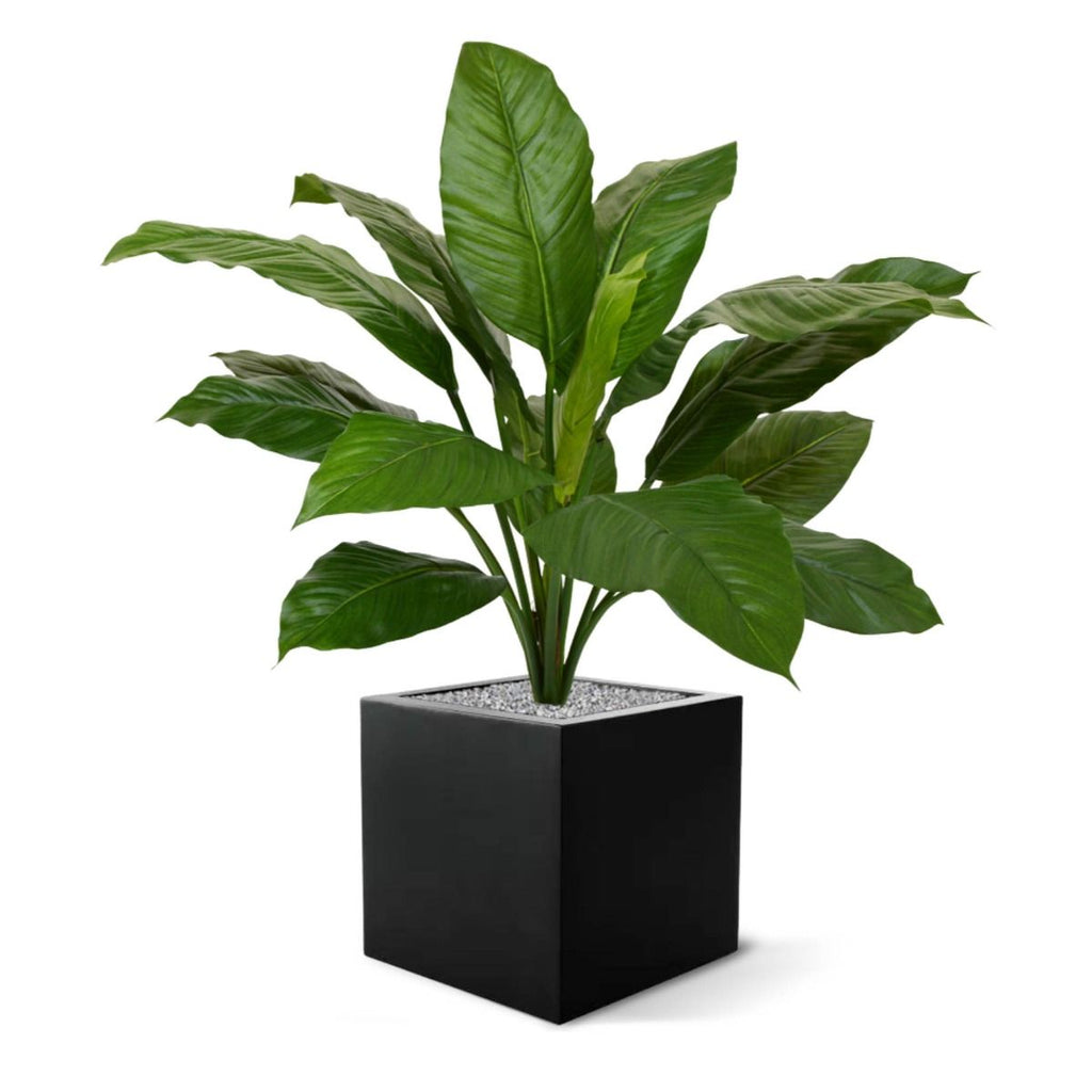 Spathiphyllum King kunstplant 80cm - groen
