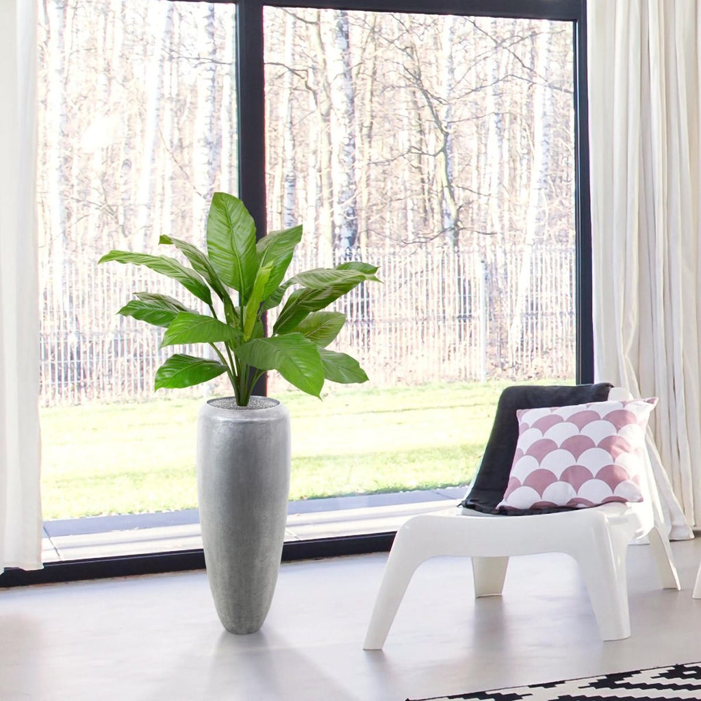Spathiphyllum King kunstplant 80cm - groen