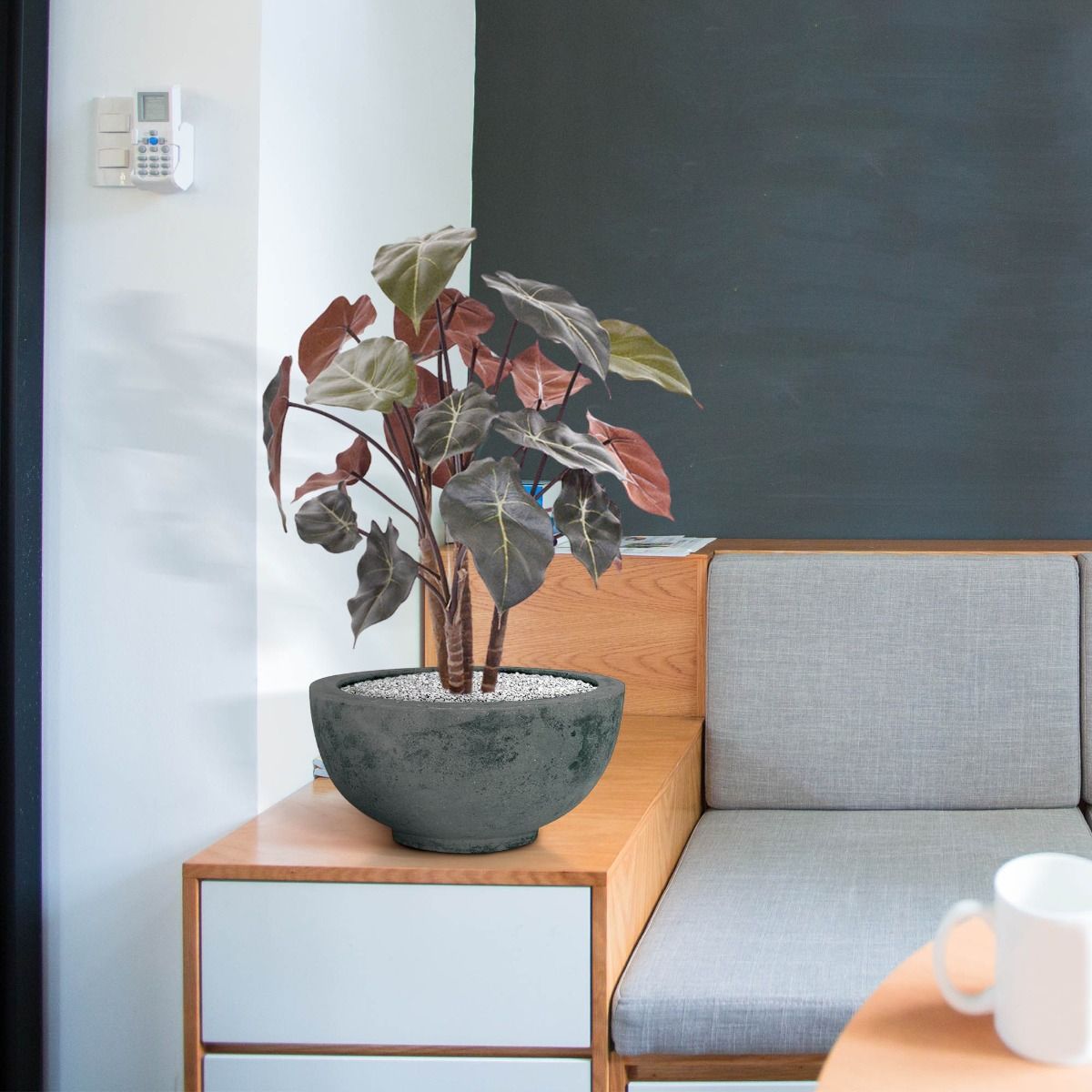 Syngonium kunstplant op hout 60cm